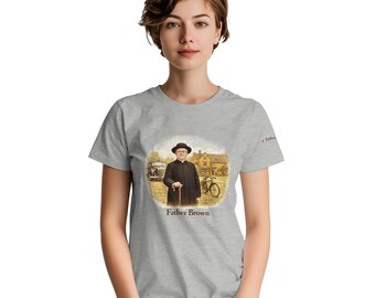 Father Brown T-Shirt – Classic Fit Heavyweight Cotton Tee