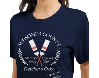 Midsomer Murders T-Shirt - Midsomer Cricket Tee - Unisex & Eco-Friendly Gift