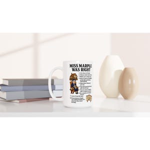 Miss Marple Life Leasons: keramische mok van 15 oz afbeelding 6