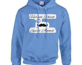 Hercule Poirot Spirit Animal Hoodie - Funny Agatha Christie Pullover