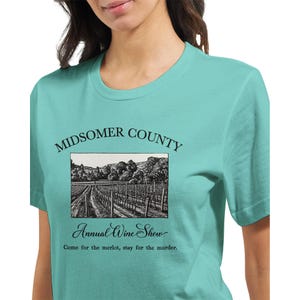 Midsomer Murders T-Shirt - Funny Mystery Tee - Unisex & Eco-Friendly Gift Mint