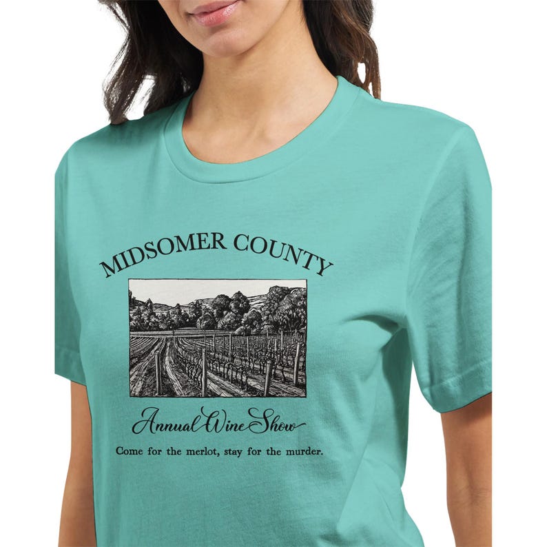 Midsomer Murders T-Shirt - Funny Mystery Tee - Unisex & Eco-Friendly Gift Mint