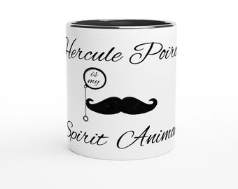 Tazza Hercule Poirot: divertente regalo di Agatha Christie, tazza in ceramica da 11 once