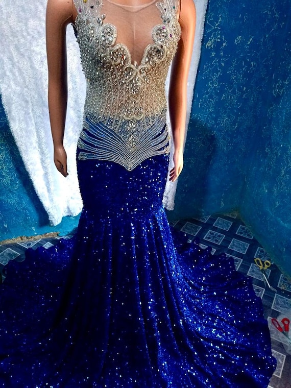 sachin and babi light blue dress Amazon.com: Royal Blue Halterneck Sequined Mermaid Women's Prom Evening  Shower Party Dress Wedding Celebrity Pageant Gown : Clothing, Shoes &  Jewelry