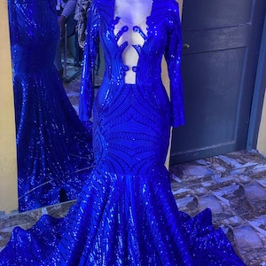 Prom Dress 2025 Royal Blue - Etsy