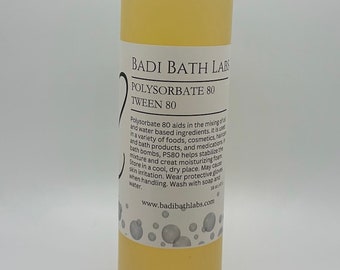 Polysorbate 80 - TWEEN 80 - PS80 - Surfactant and Emulsifier - DIY Soapmaking Supplies