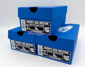 Personalized Sneaker Favor Box: Mini Shoe Boxes, Sneakerhead Party