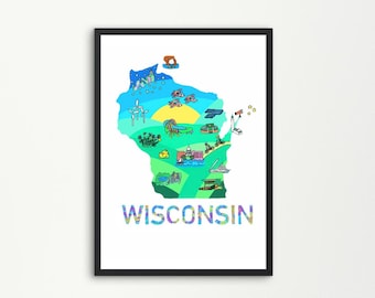 Wisconsin State Poster