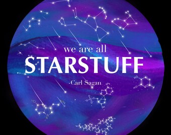 We Are All Starstuff Carl Sagan Sticker
