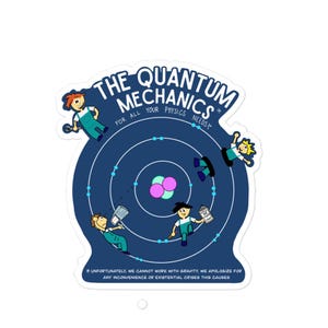 Quantum Mechanics Sticker