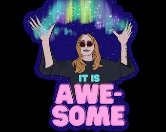 Brittany Broski Northern Lights Sticker