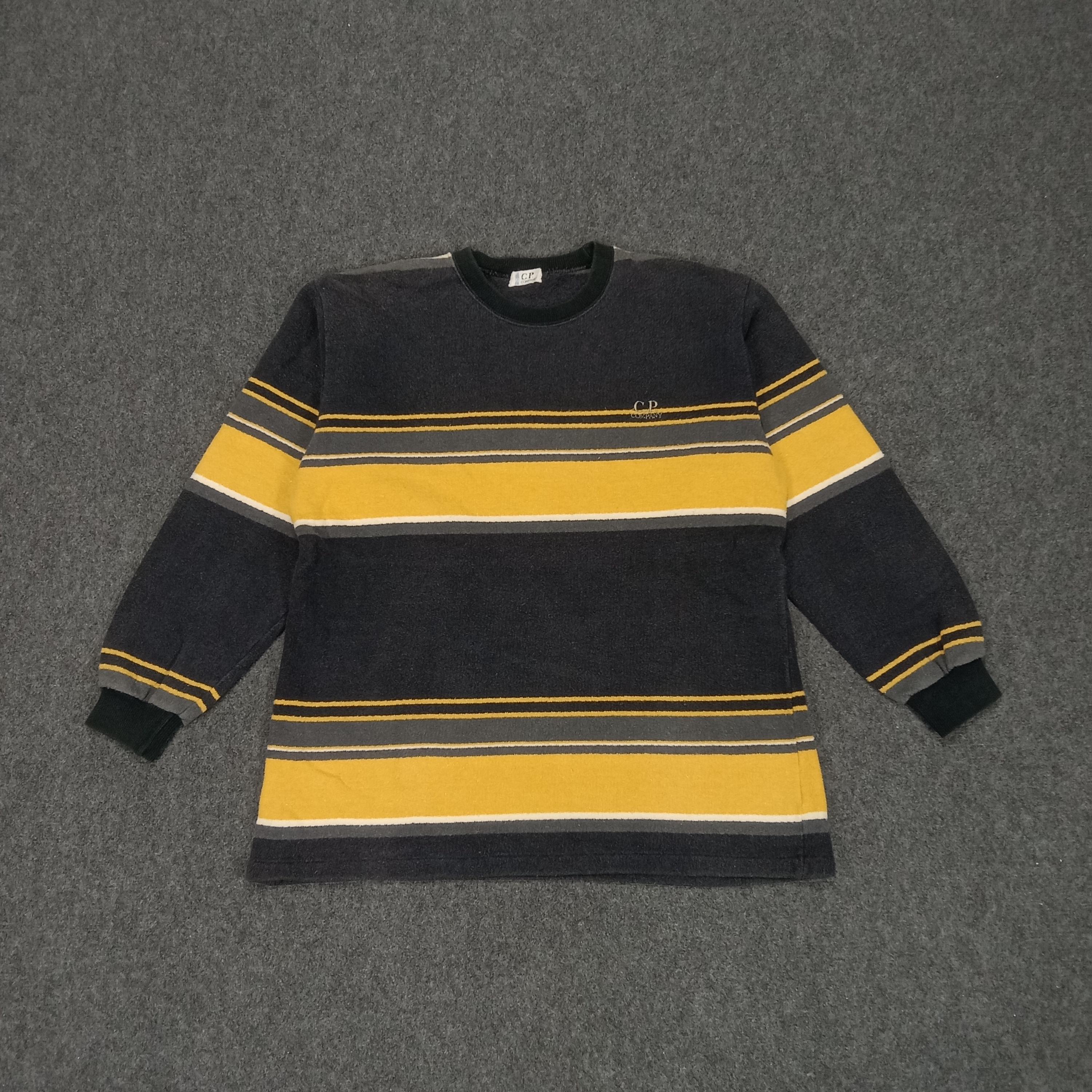 C.P. Company Italian Brand Stripes Sweatshirt - Etsy New Zealand