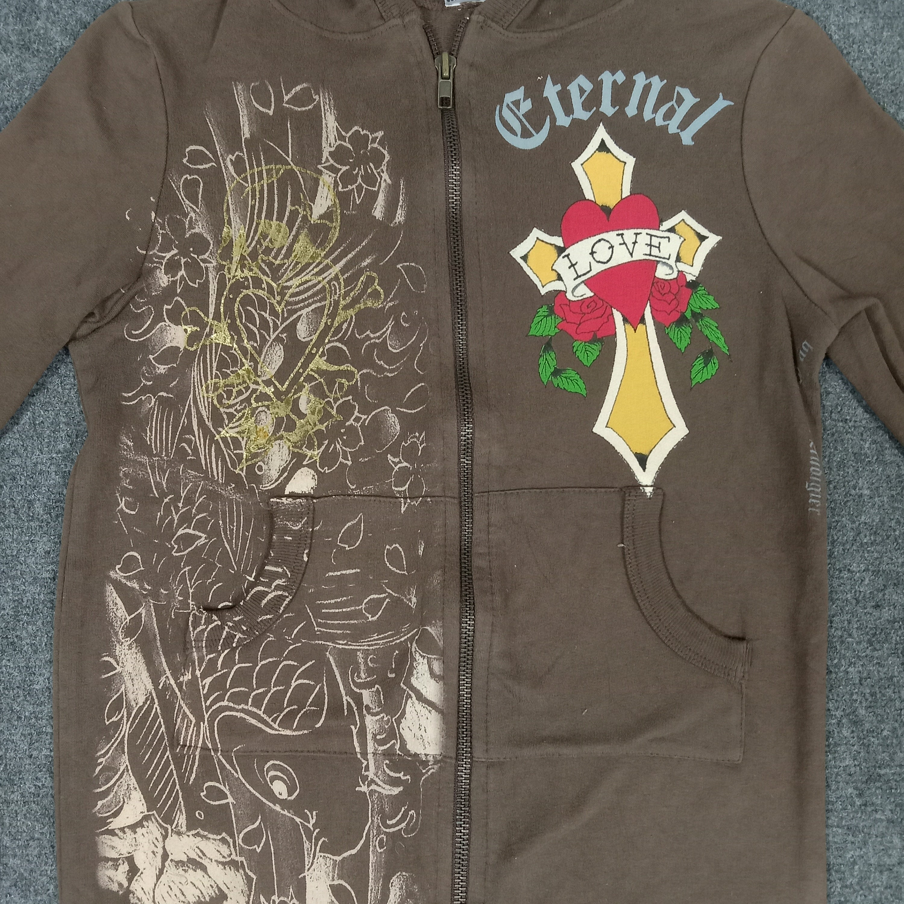 Vintage Ed Hardy X Eternal Love by Christian Audigier Jacket 