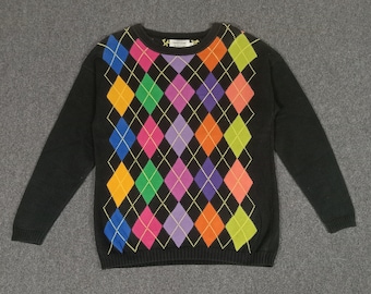 Vintage United Colors Of Benetton Colour Block Sweatshirt