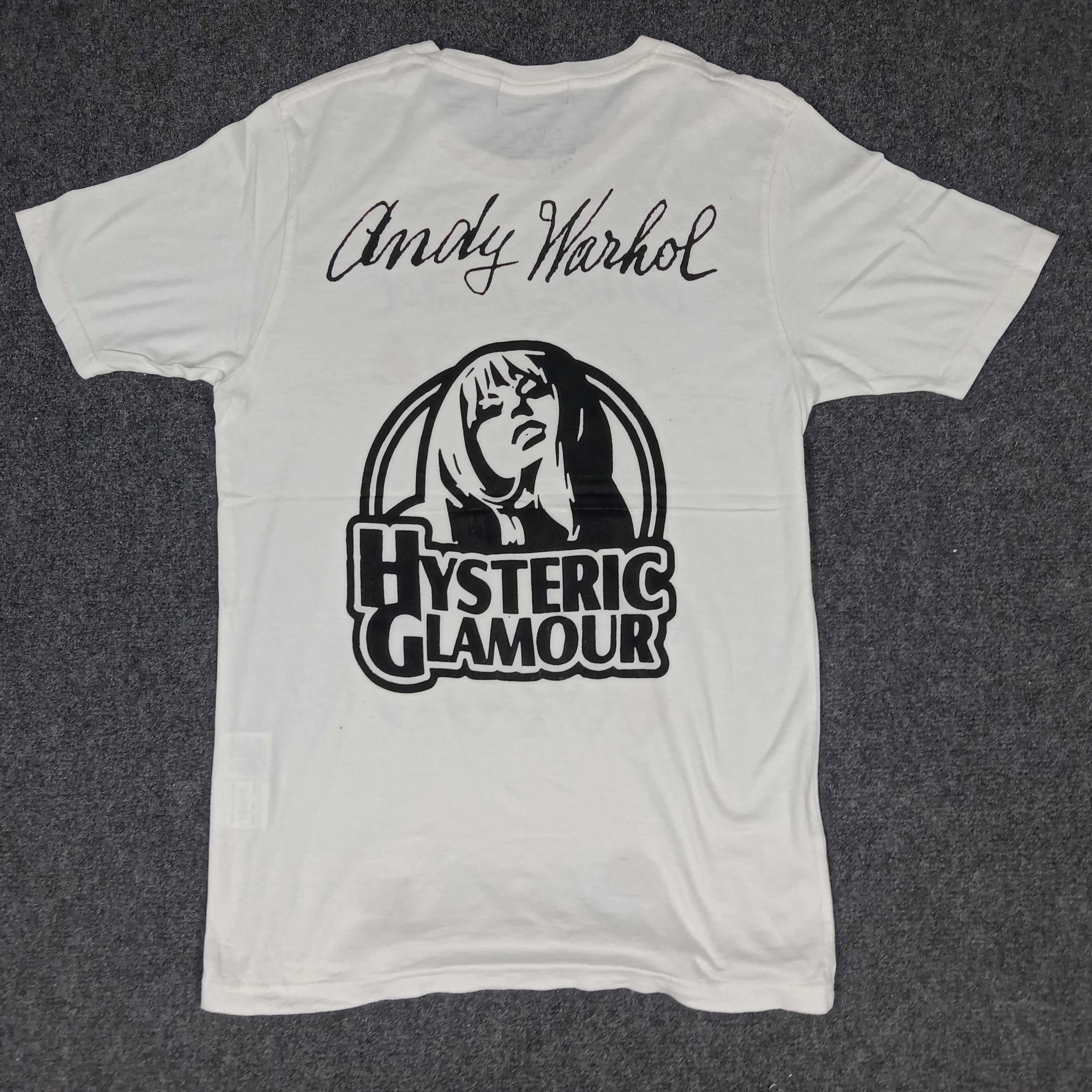 Andy Warhol by HYSTERIC GLAMOUR プリントTシャツ Andy Warhol by Hysteric Glamour Japanese Brand Tshirt - Etsy