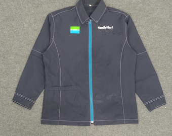 Vintage Family Mart Japanese Brand Long Sleeve Staff Jacket
