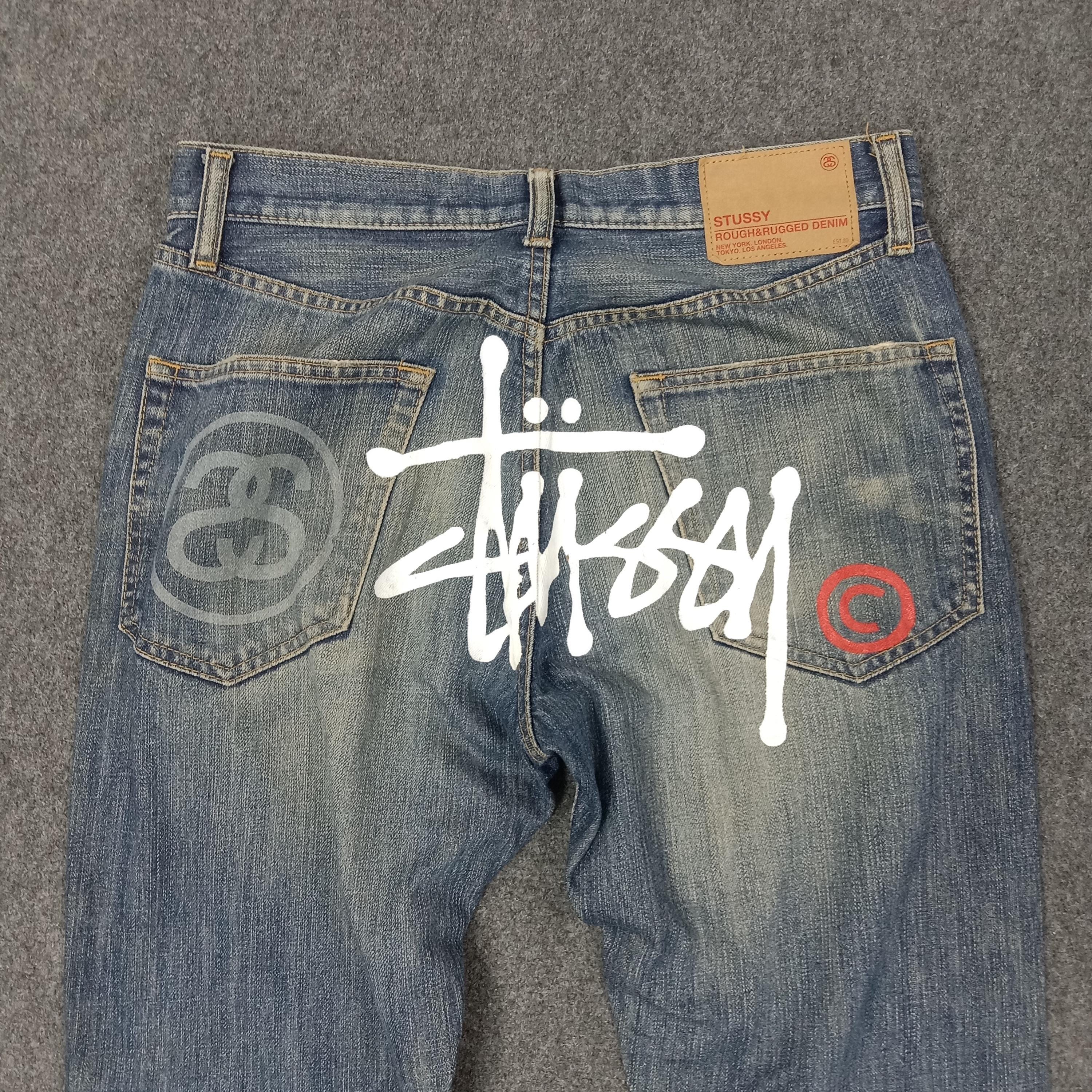 Stussy American Streetwear Denim Jeans - Etsy