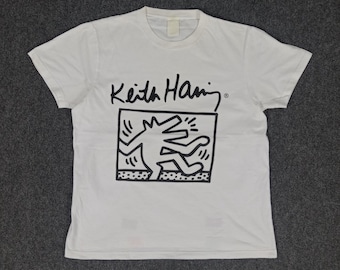 Keith Haring American Pop Art Design Tshirt