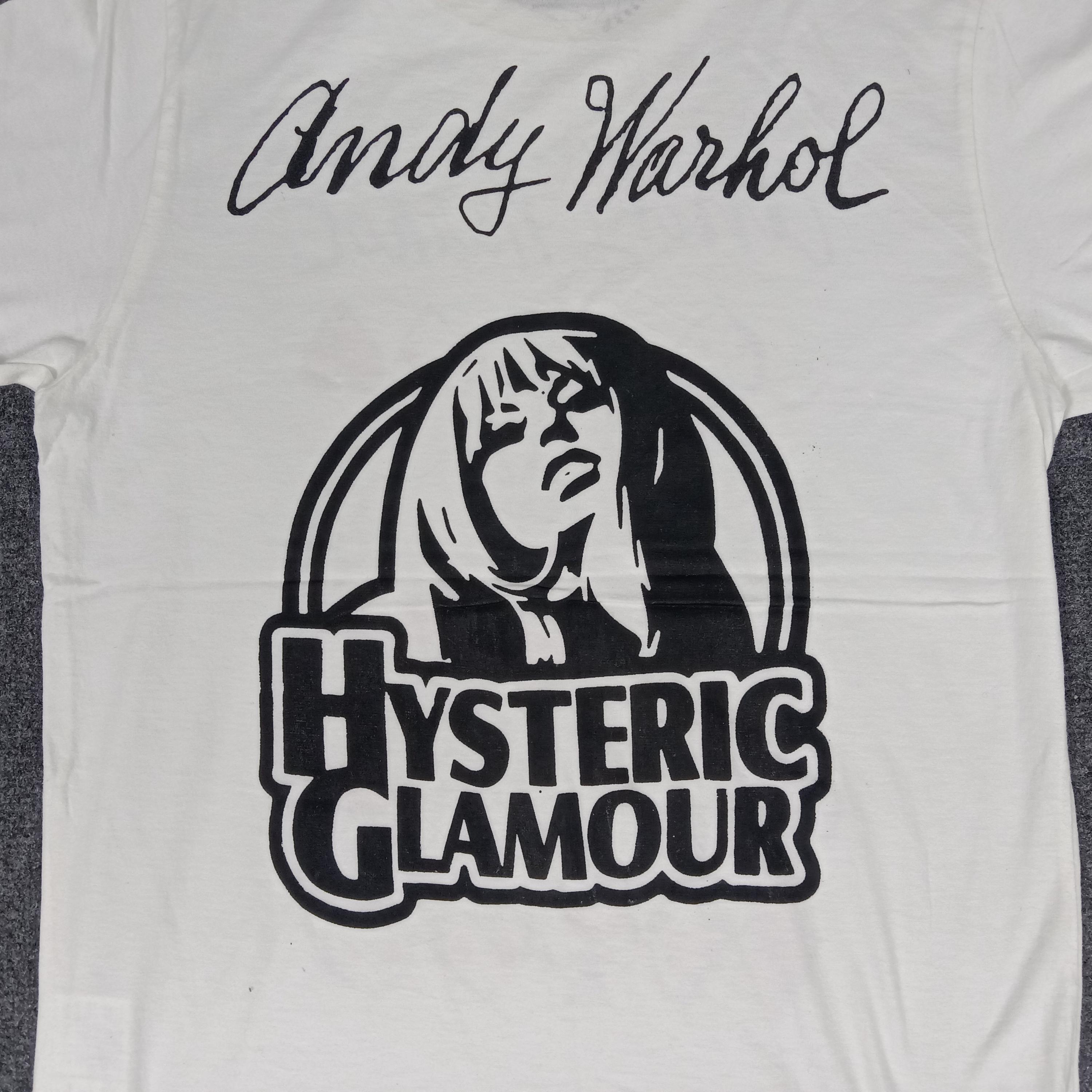 Andy Warhol by Hysteric Glamour Japanese Brand Tshirt - Etsy