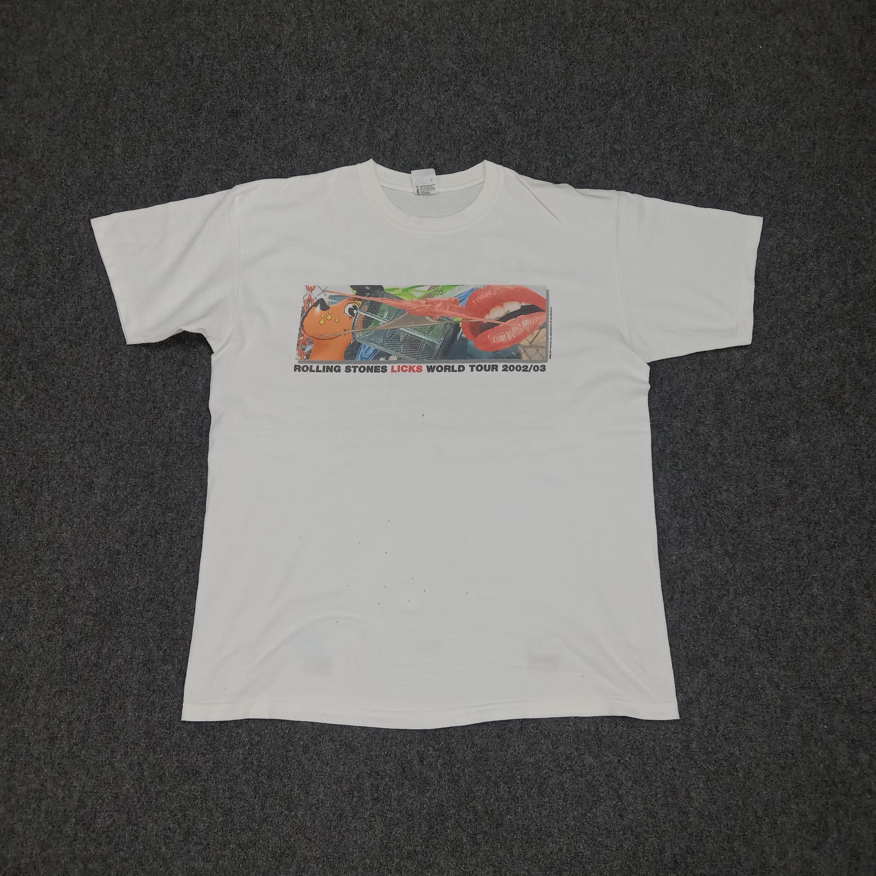 The Rolling Stones Licks World Tour 2002/03 Tshirt - Etsy Canada