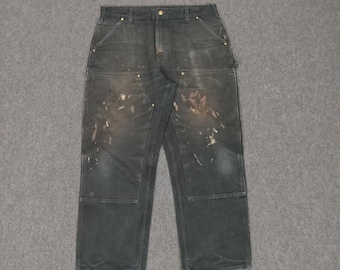 Distressed Carhartt Double Knees Pants - Etsy