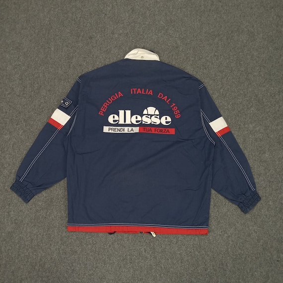 Vintage 90's ELLESSE Perugia Italia Dal 1959 Zipper Jacket - Etsy