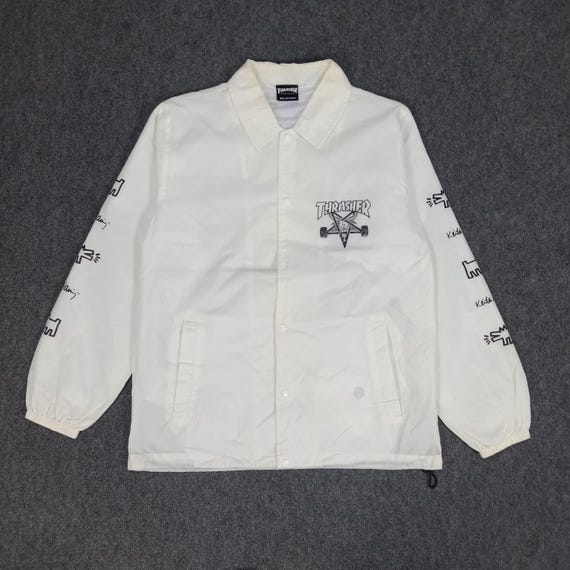 Thrasher X Keith Haring Skate Style American Jacket - Etsy Israel