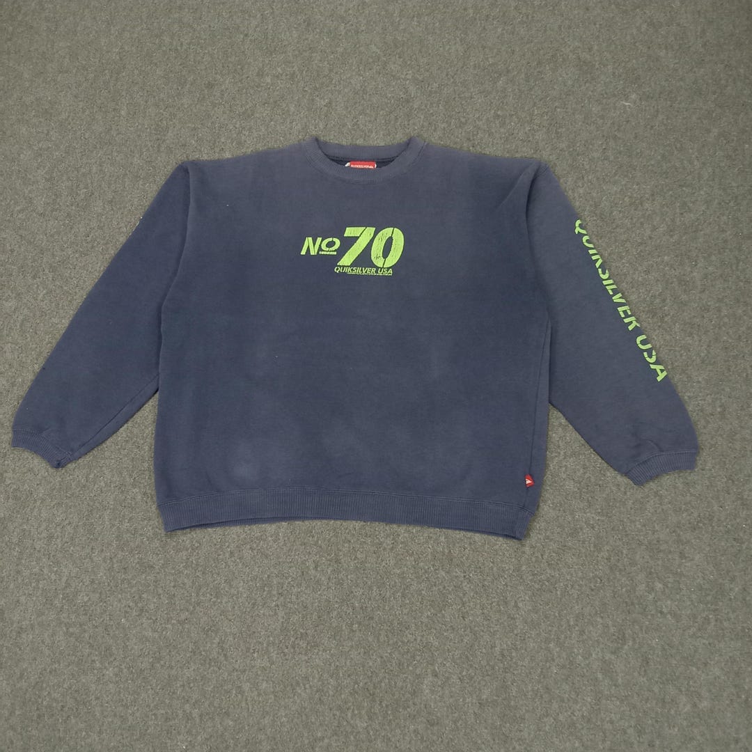 Vintage Quiksilver Surfing Style Distressed Sweatshirt - Etsy