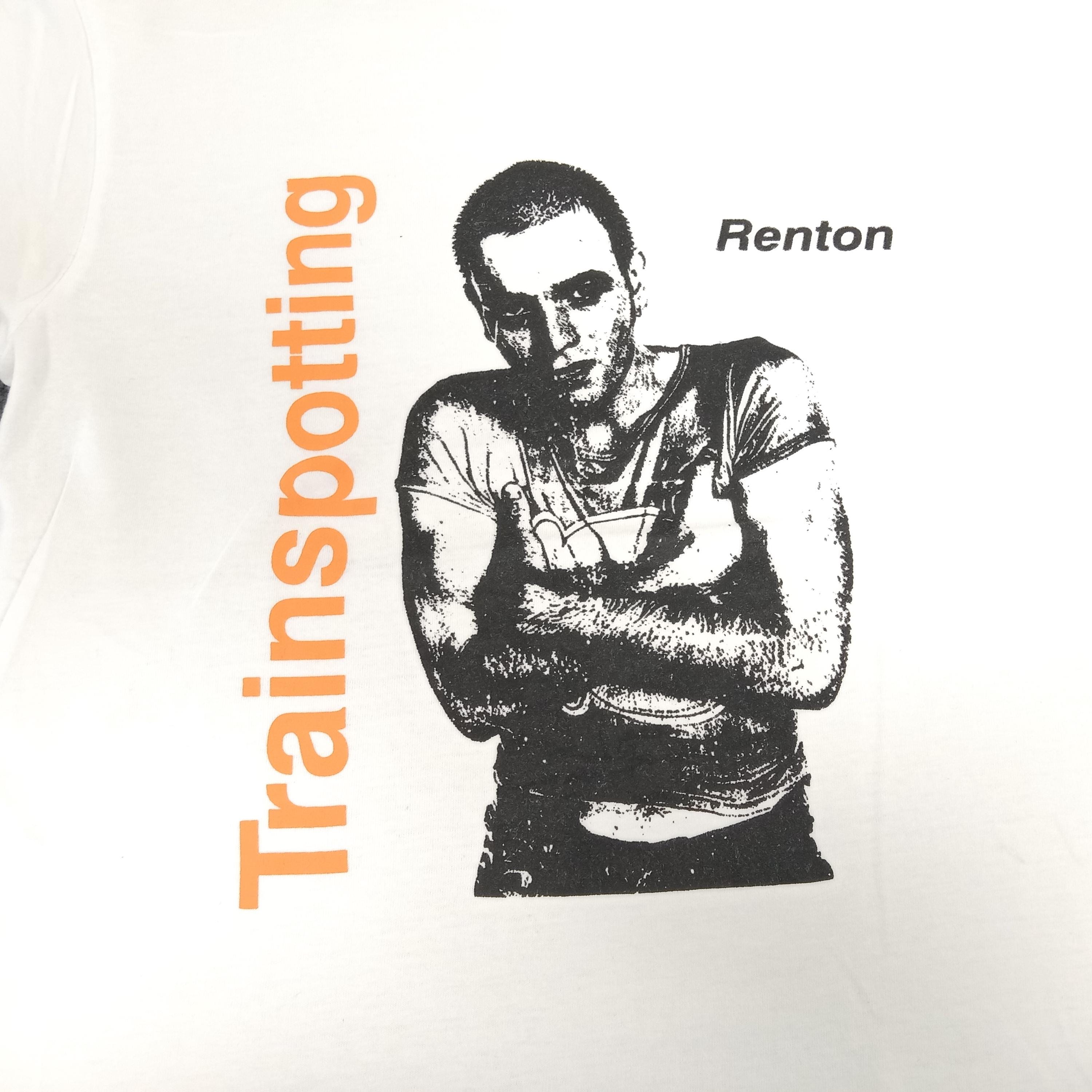 トップス Trainspotting RENTON stylorouge L Vintage Trainspotting Renton American Punk Movie Tshirt - Etsy