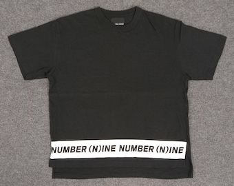 [希少]Number(N)ine クッション　ACEHOTEL ナンバーナイン Number (n)ine Gotham City Black T Shirt Medium Vintage