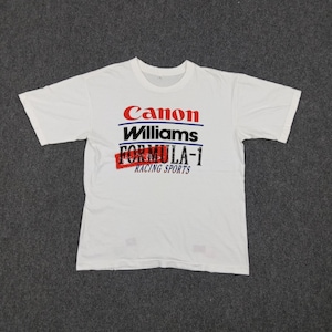 Canon Williams Formula 1 Racing Sports Tshirt