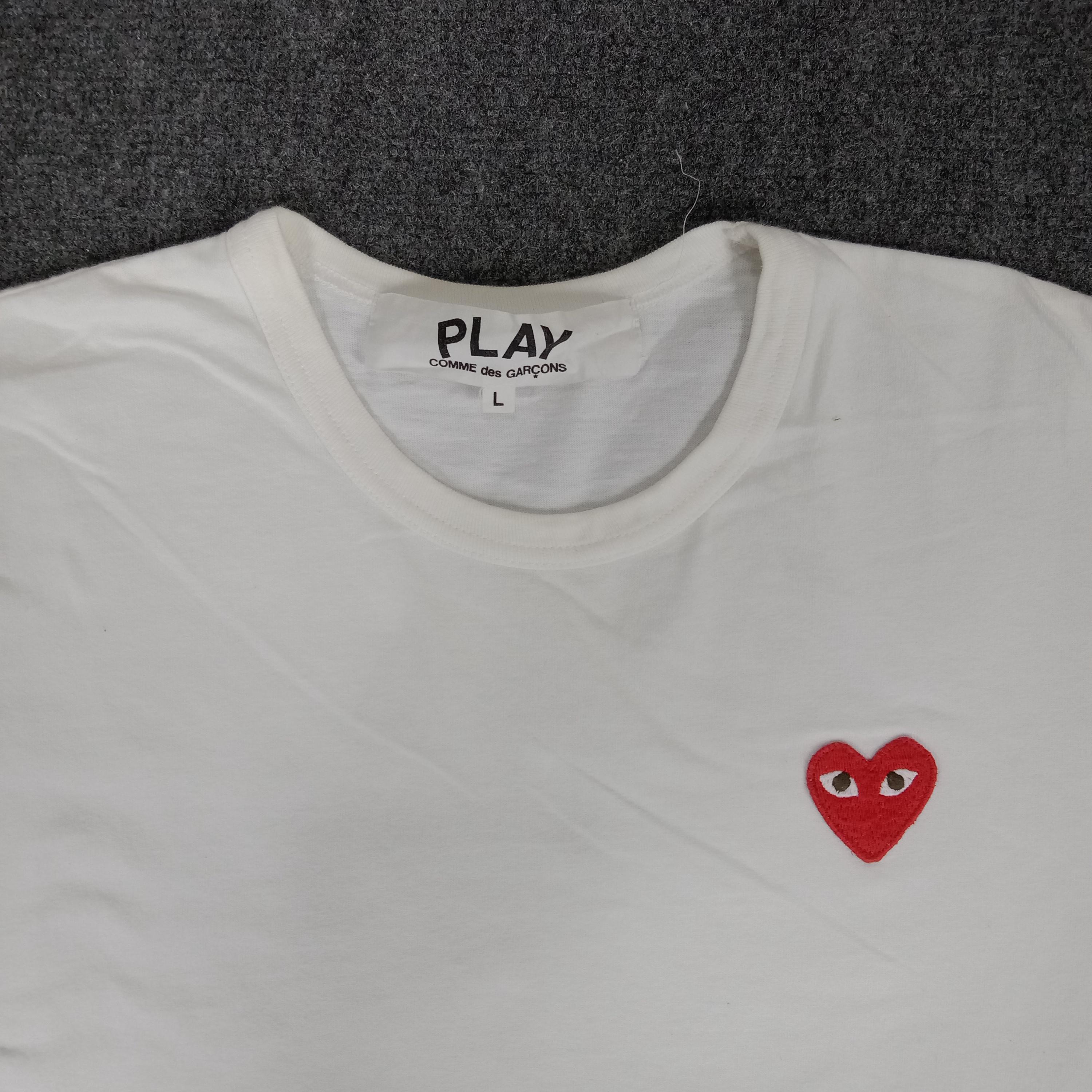 Comme Des Garcons Play Japanese Brand Tshirt - Etsy