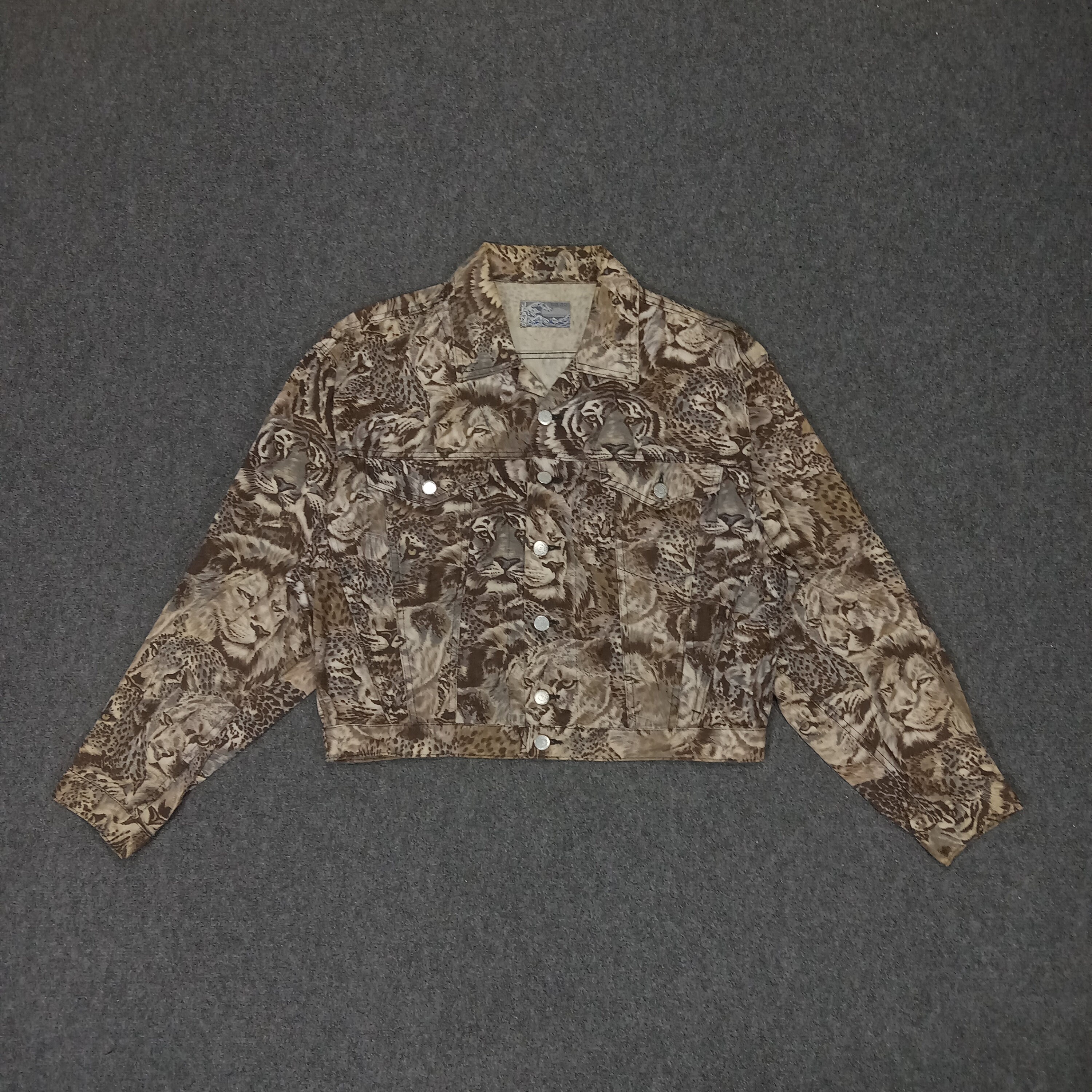 Vintage 90's KENZO JEANS Full Print Design Crop Jacket - Etsy Canada