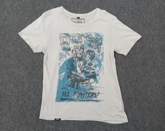 Rare Design! Hysteric Glamour X Destroy All Monsters Shirt Medium
