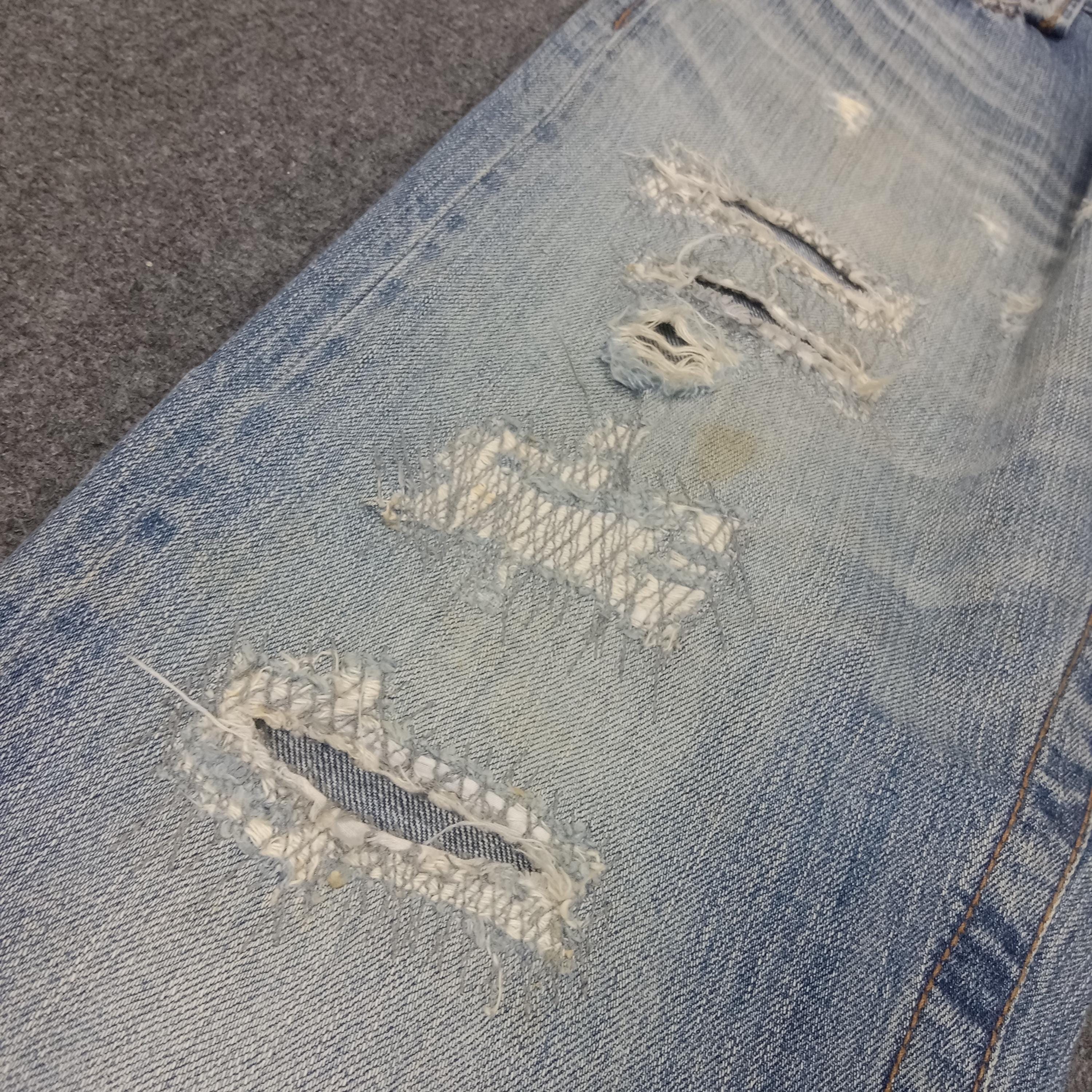 If Six Was Nine Japanese Grunge Distressed Denim Jeans - Etsy