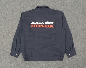 Vintage Mugen Honda Japanese Racing Team Custom Jacket