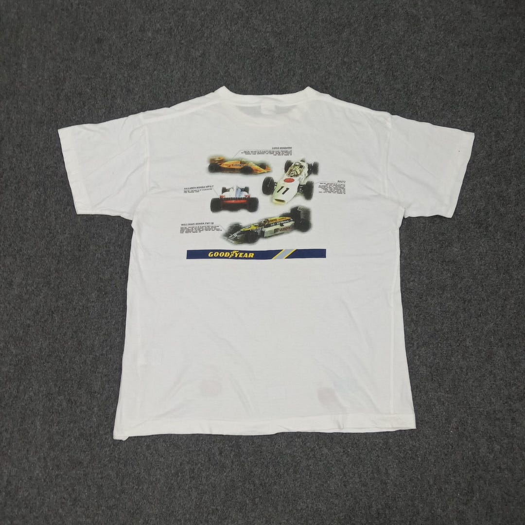 Chemise Décontractée Goodyear Racing Marron – Taille XL – 3 Boutons – Occasion