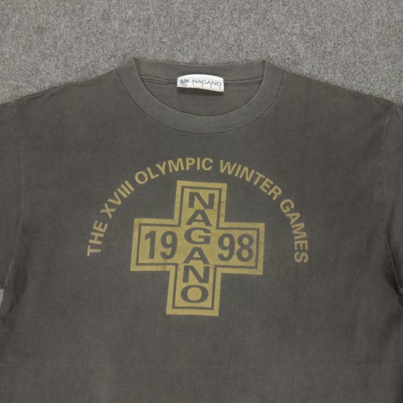 90年代ヴィンテージ 長野1998オリンピックTシャツ - Etsy 日本