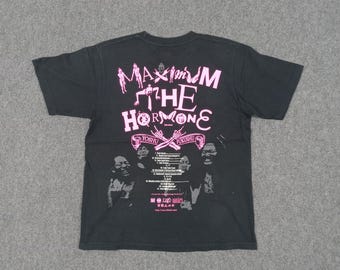 MAXIMUM THE HORMONE ENON TOUR Tシャツ Sサイズ Rare!! Maximum the Hormone Heavy Metal Band Japan Promo Music Tour
