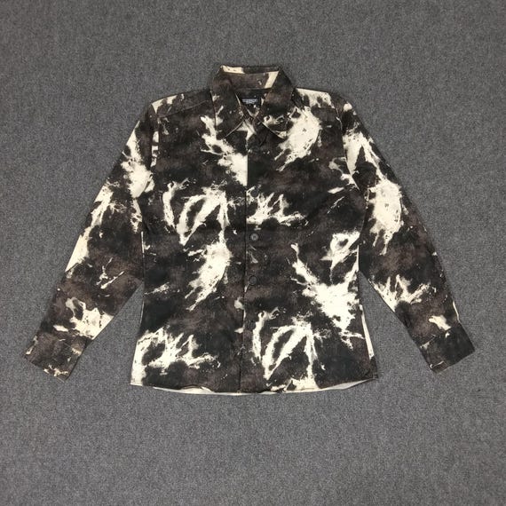 Tornado Mart Japanese Brand Tie-dye Shirt Button Up - Etsy