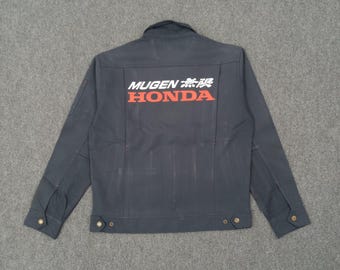 vintage Mugen Honda japonais Racing Team personnalisé veste