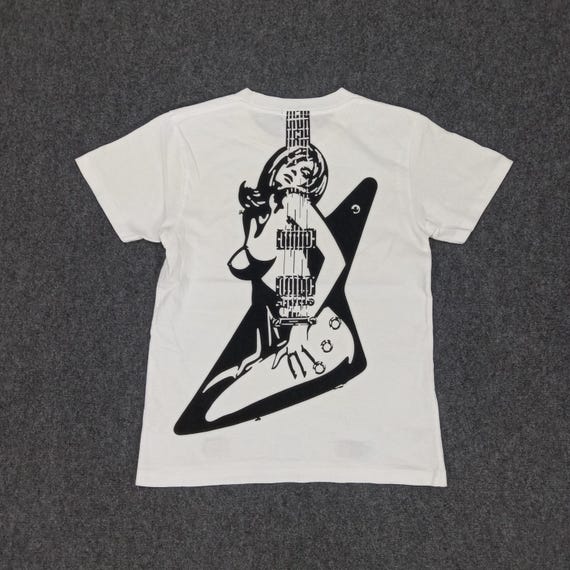 超話題新作 Hysteric Etsy - Tshirt Girl Guitar Brand Japanese Glamour トップス