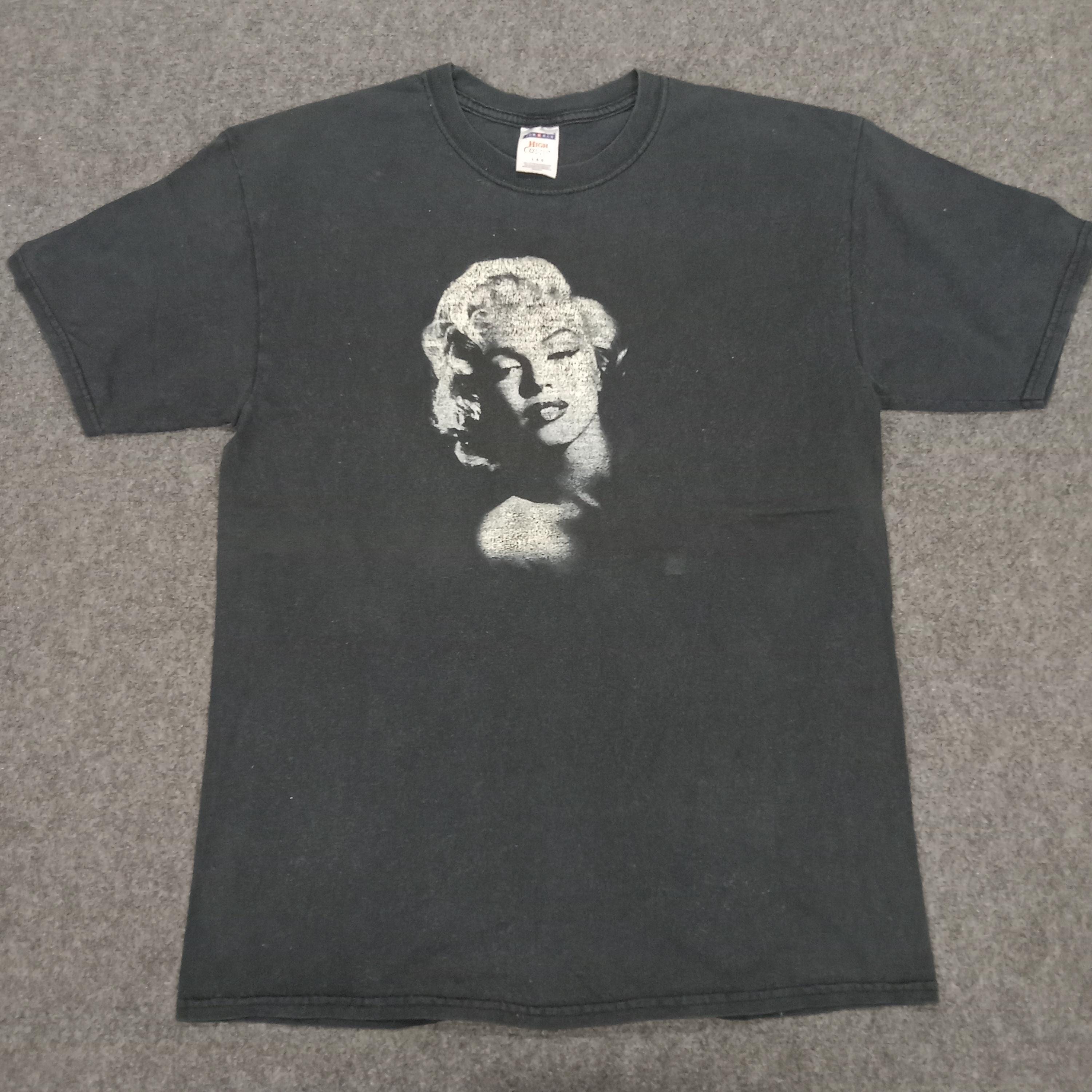 ウォーホル ブラック マリリン モンロー アメリカン シンガー Tシャツ 
