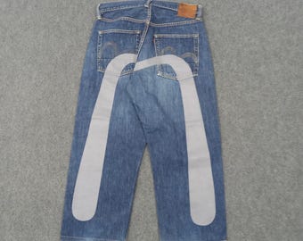 Size 30 Yamane Jeans Japanese Brand Evisu Jeans - Etsy
