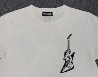 Hysteric Glamour Japanese Brand Guitar Girl Tshirt - Etsy