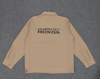 vintage Mugen Honda Japanese Racing Team Veste artistique personnalisée