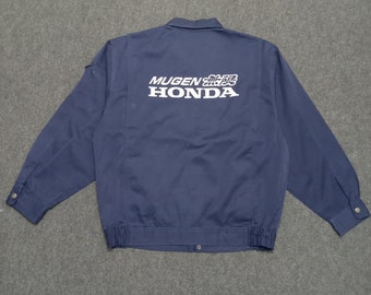 vintage Mugen Honda Japanese Racing Team Veste artistique personnalisée