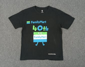 Vintage Family Mart 40th Japanese Convenience Wear Tshirt - Etsy