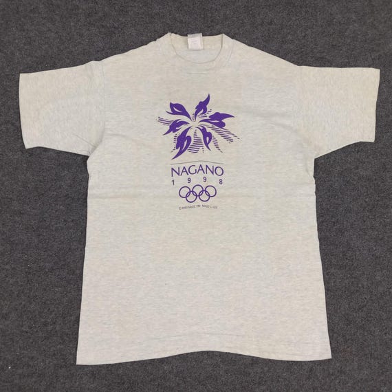 90年代ヴィンテージ 長野オリンピック 1998 スポーツスタイル Tシャツ