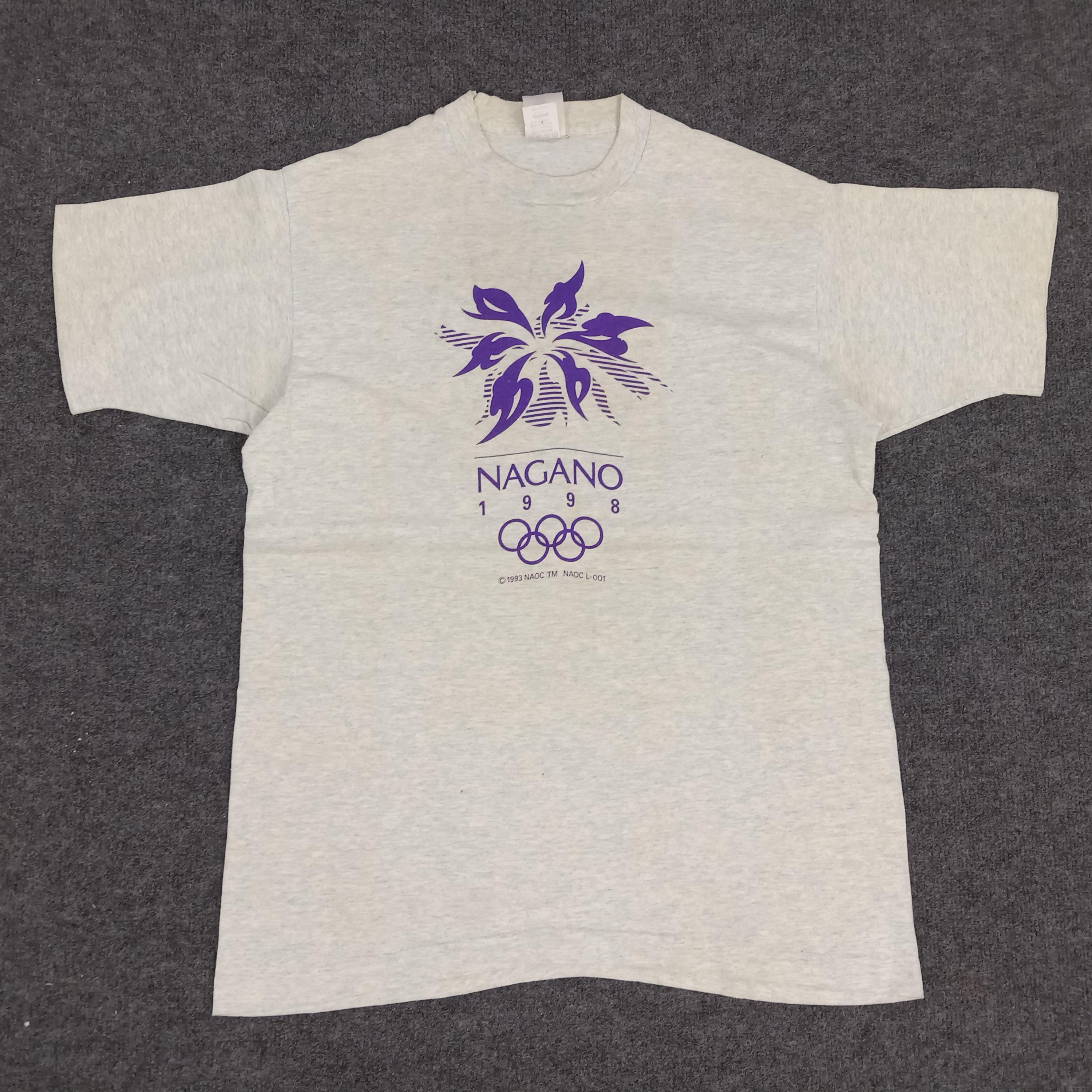 90年代ヴィンテージ 長野オリンピック 1998 スポーツスタイル Tシャツ